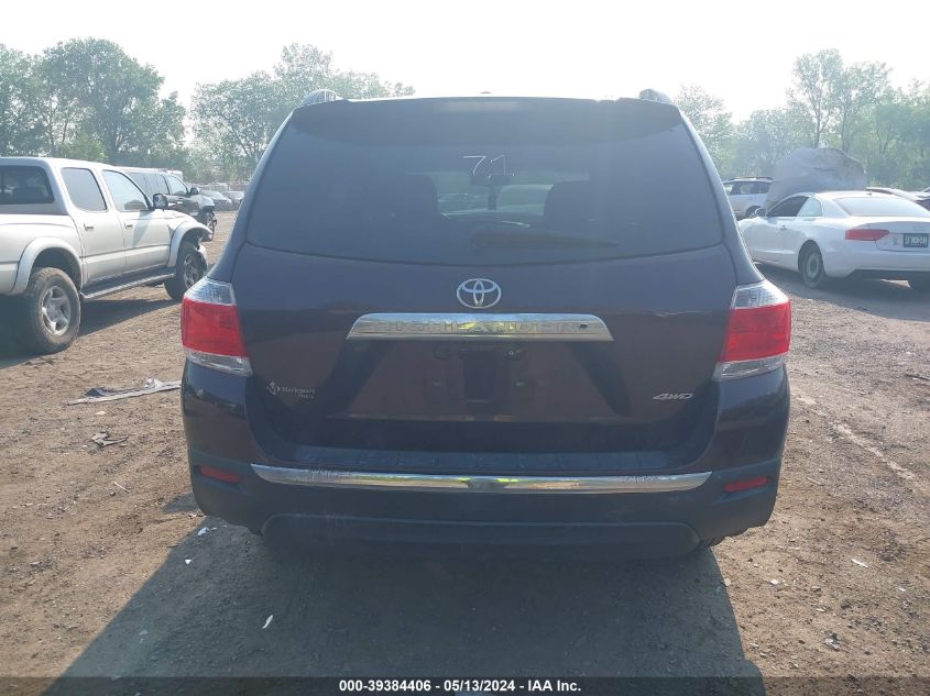 2012 Toyota Highlander Limited V6 VIN: 5TDDK3EHXCS123852 Lot: 39384406