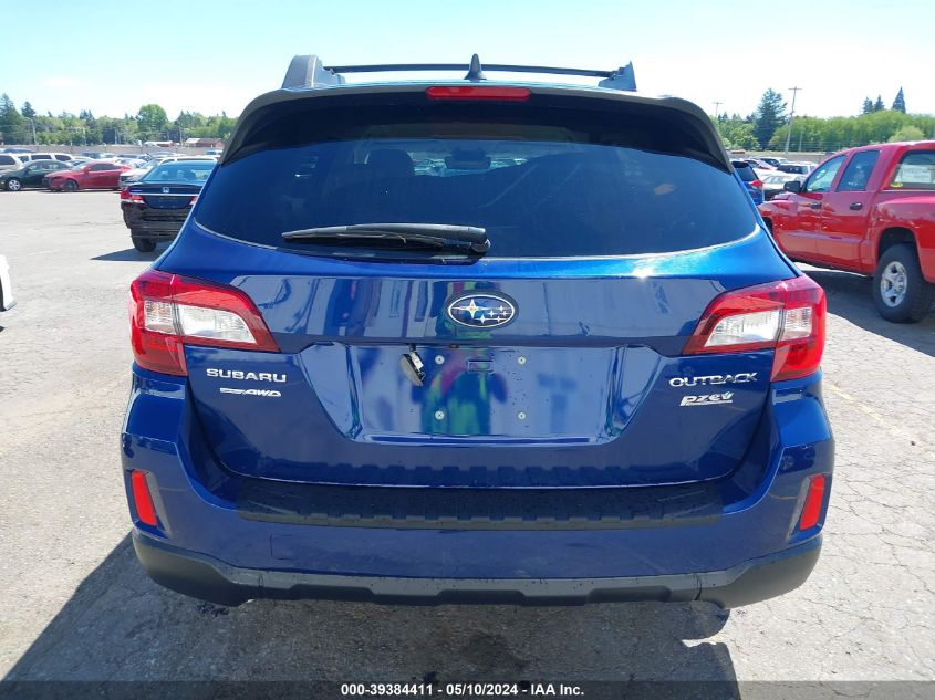 2017 Subaru Outback 2.5I Premium VIN: 4S4BSACC6H3320542 Lot: 39384411