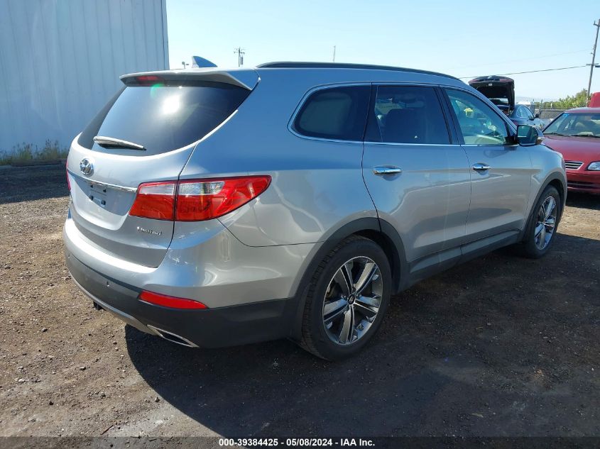 2014 Hyundai Santa Fe Limited VIN: KM8SR4HF9EU071787 Lot: 39384425