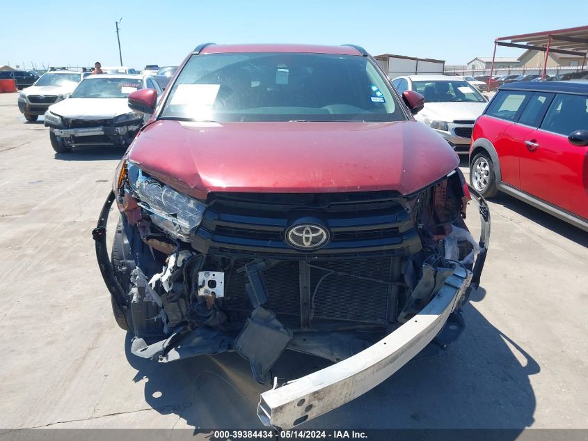 2017 Toyota Highlander Se/Xle VIN: 5TDJZRFH2HS448969 Lot: 39384434