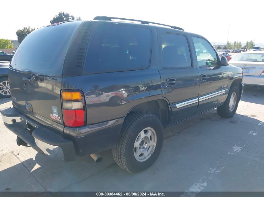 2005 GMC Yukon Sle VIN: 1GKEK13VX5R102930 Lot: 39384462