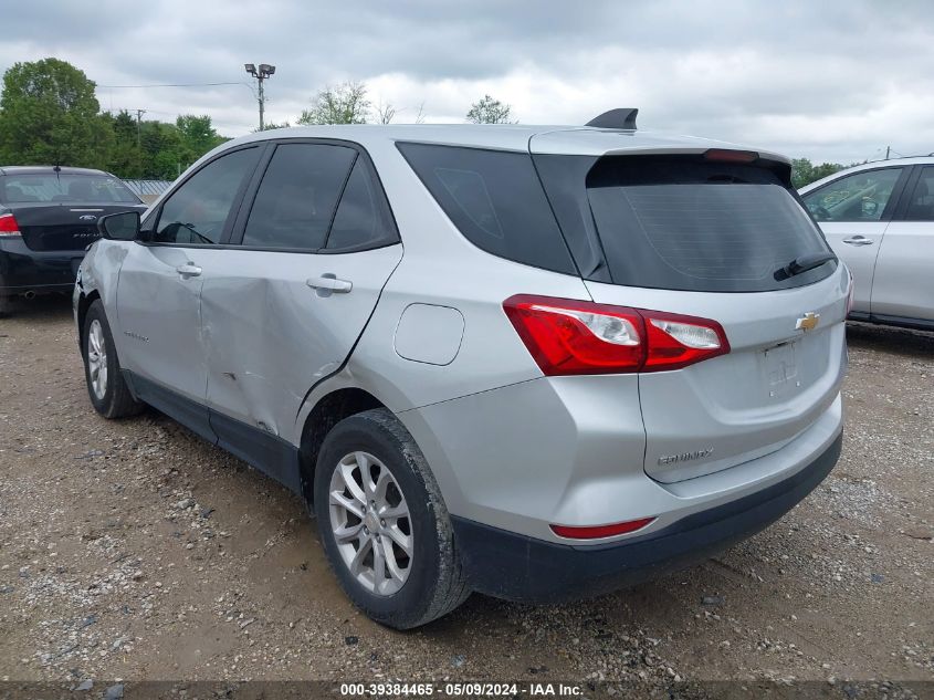 2020 Chevrolet Equinox Fwd Ls VIN: 3GNAXHEV7LS628886 Lot: 39384465