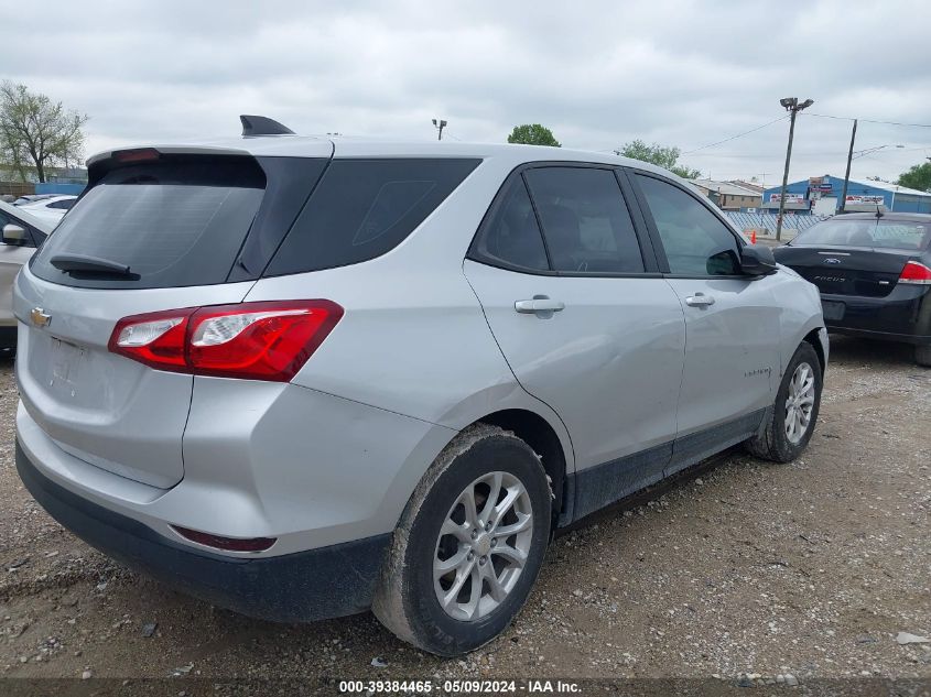 2020 Chevrolet Equinox Fwd Ls VIN: 3GNAXHEV7LS628886 Lot: 39384465