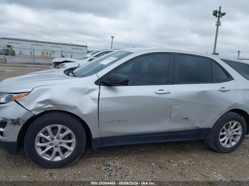 2020 Chevrolet Equinox Fwd Ls VIN: 3GNAXHEV7LS628886 Lot: 39384465