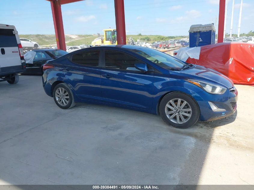 2015 Hyundai Elantra Se VIN: KMHDH41E5FU249080 Lot: 39384491