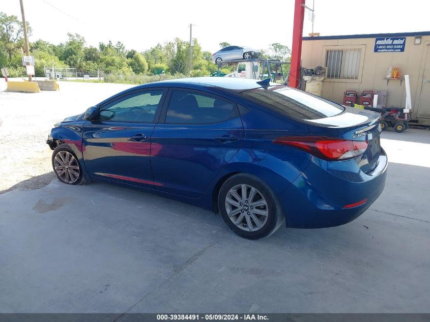 2015 Hyundai Elantra Se VIN: KMHDH41E5FU249080 Lot: 39384491