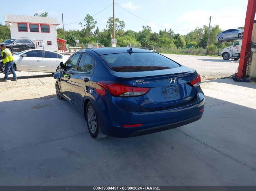 2015 Hyundai Elantra Se VIN: KMHDH41E5FU249080 Lot: 39384491