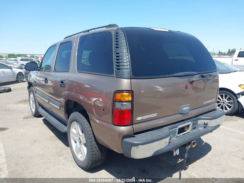 2004 Chevrolet Tahoe Ls VIN: 1GNEK13VX4J246896 Lot: 39384497