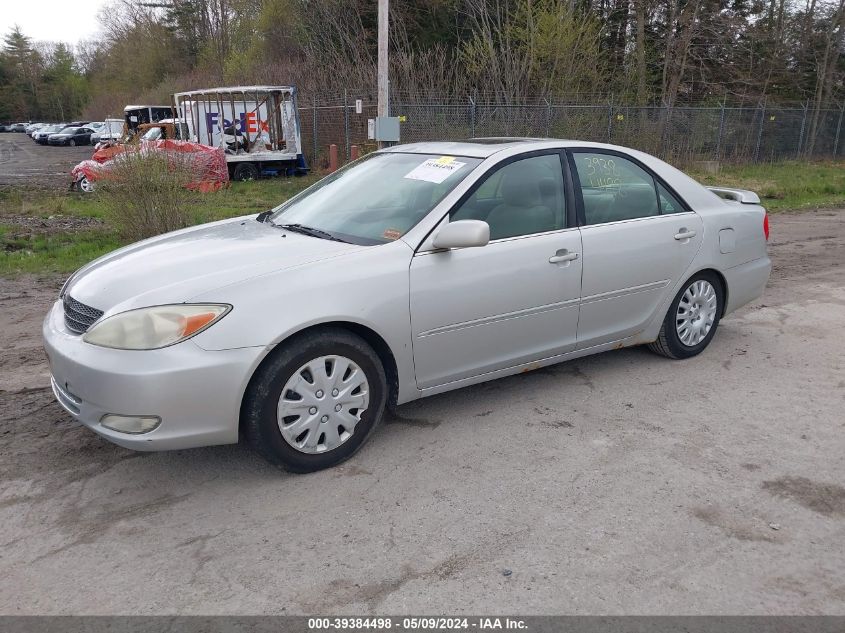 2003 Toyota Camry Xle VIN: 4T1BE30K03U730190 Lot: 39384498