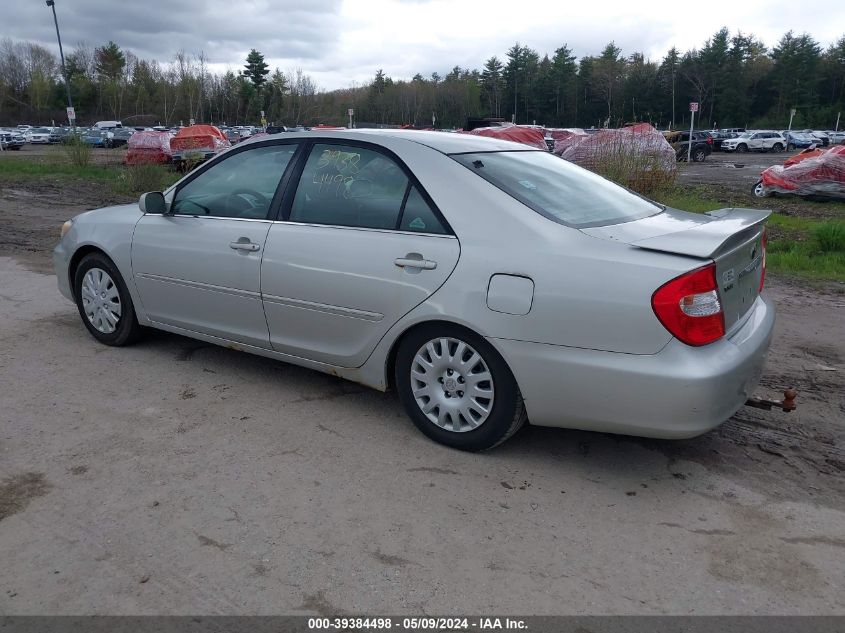 2003 Toyota Camry Xle VIN: 4T1BE30K03U730190 Lot: 39384498