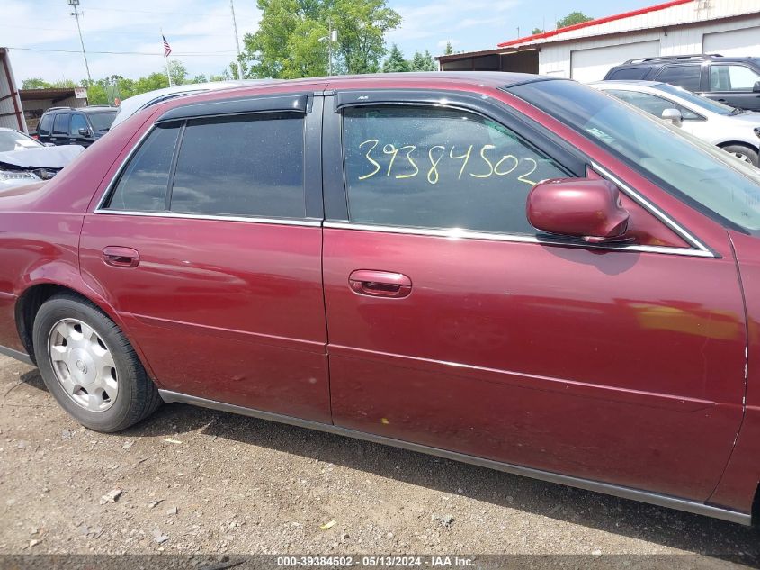 2002 Cadillac Deville Standard VIN: 1G6KD54Y52U202647 Lot: 39384502