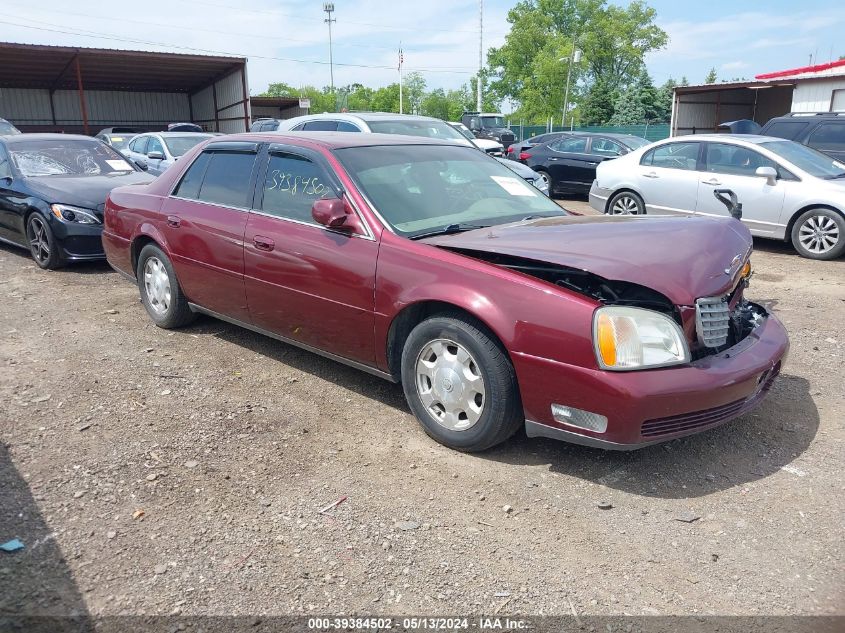 2002 Cadillac Deville Standard VIN: 1G6KD54Y52U202647 Lot: 39384502