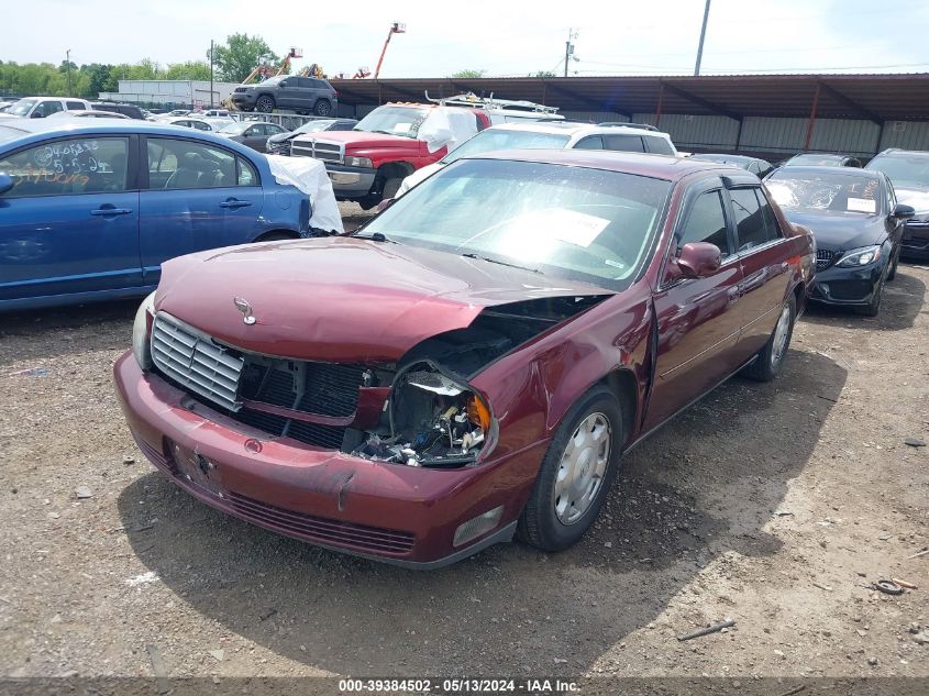 2002 Cadillac Deville Standard VIN: 1G6KD54Y52U202647 Lot: 39384502