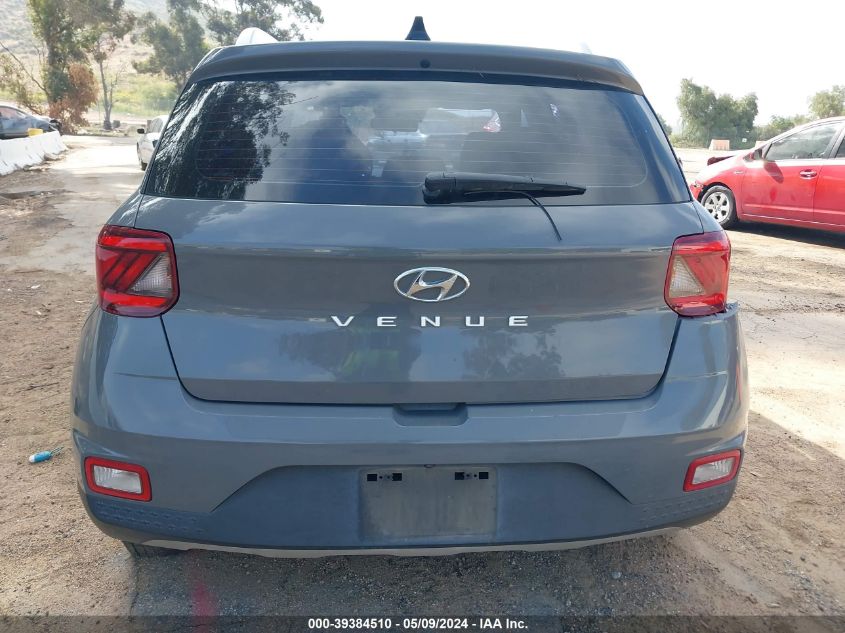 2020 Hyundai Venue Sel VIN: KMHRC8A39LU019662 Lot: 39384510