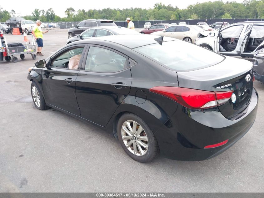 2014 Hyundai Elantra Se VIN: KMHDH4AE4EU147994 Lot: 39384517