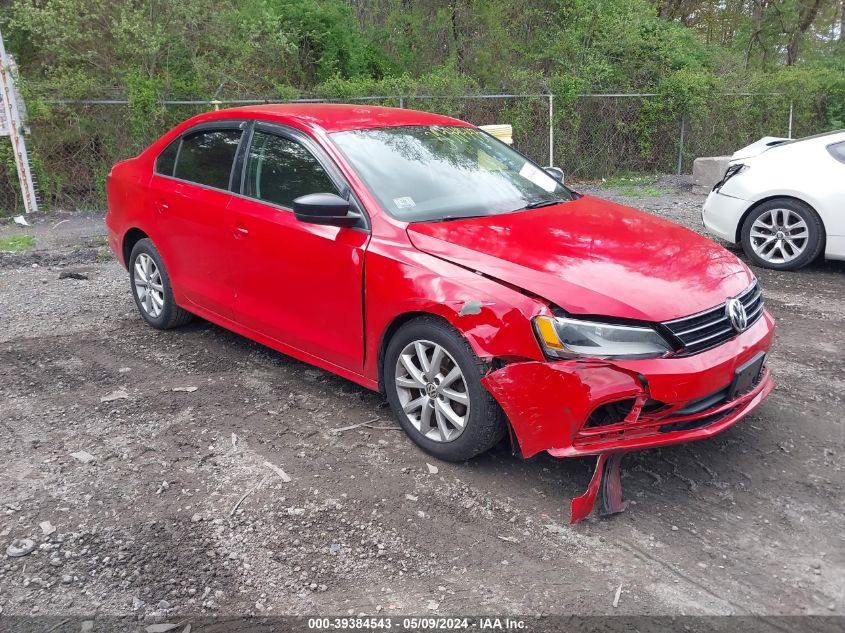 2015 Volkswagen Jetta 1.8T Se VIN: 3VWD17AJ5FM327186 Lot: 39384543