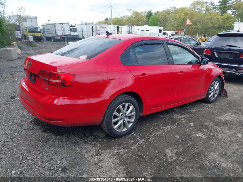 2015 Volkswagen Jetta 1.8T Se VIN: 3VWD17AJ5FM327186 Lot: 39384543