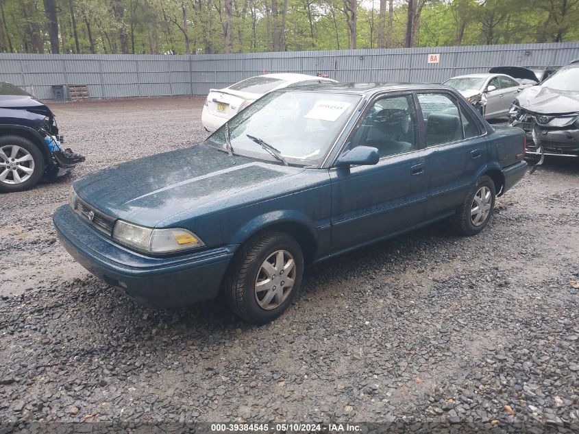 1992 Toyota Corolla Le/Dlx VIN: 1NXAE97AXNZ341698 Lot: 39384545