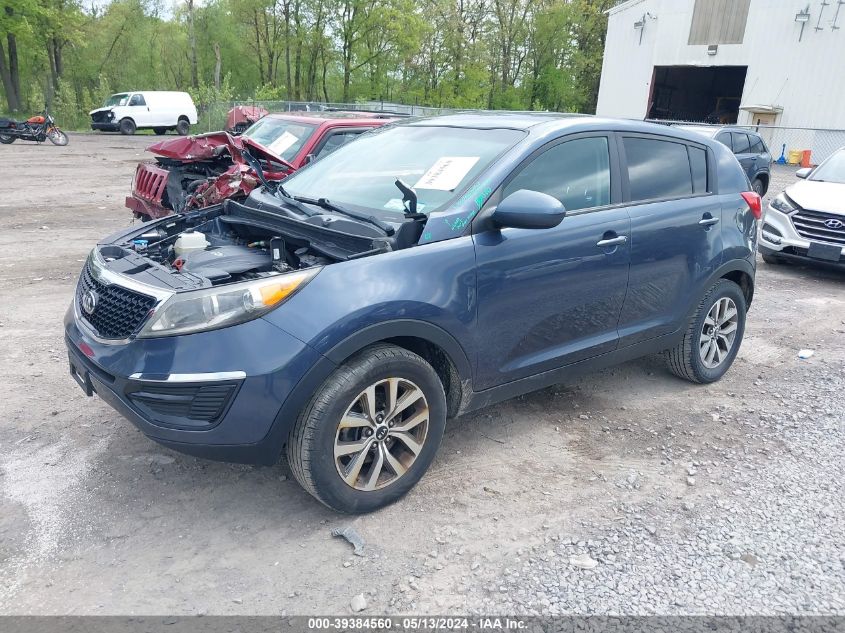 2014 Kia Sportage Lx VIN: KNDPB3AC4E7576319 Lot: 39384560