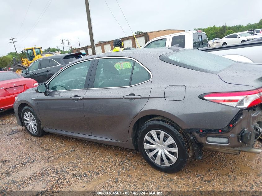 2019 Toyota Camry Hybrid Le VIN: 4T1B31HK4KU517286 Lot: 39384567