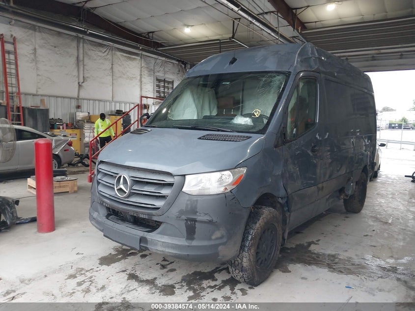 2019 Mercedes-Benz Sprinter 2500 High Roof V6/Standard Roof V6 VIN: WD4PF0CD2KP040656 Lot: 39384574