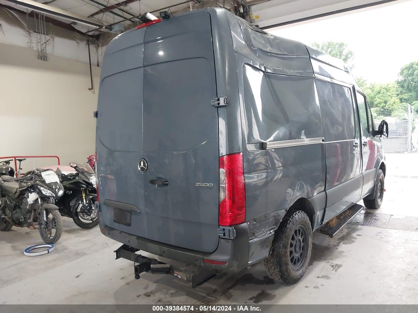 2019 Mercedes-Benz Sprinter 2500 High Roof V6/Standard Roof V6 VIN: WD4PF0CD2KP040656 Lot: 39384574