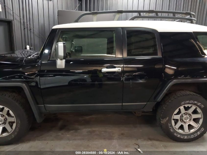 2014 Toyota Fj Cruiser VIN: JTEBU4BF2EK180112 Lot: 39384580