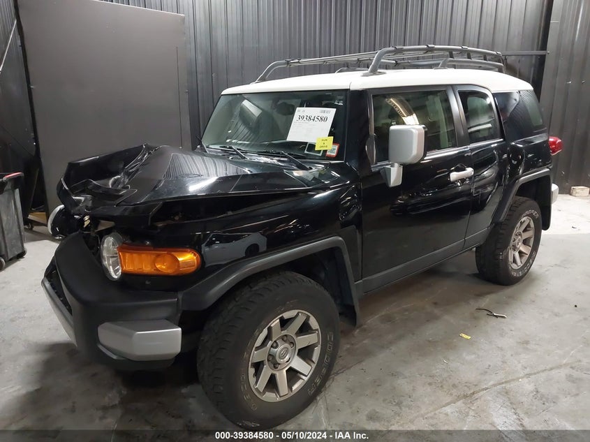 2014 Toyota Fj Cruiser VIN: JTEBU4BF2EK180112 Lot: 39384580