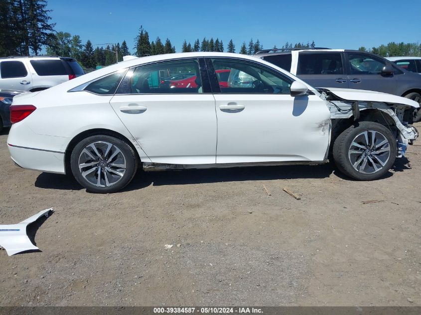 2018 Honda Accord Hybrid Ex VIN: 1HGCV3F40JA000524 Lot: 39384587