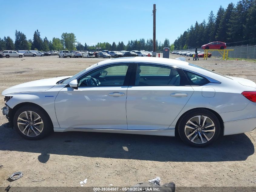 2018 Honda Accord Hybrid Ex VIN: 1HGCV3F40JA000524 Lot: 39384587