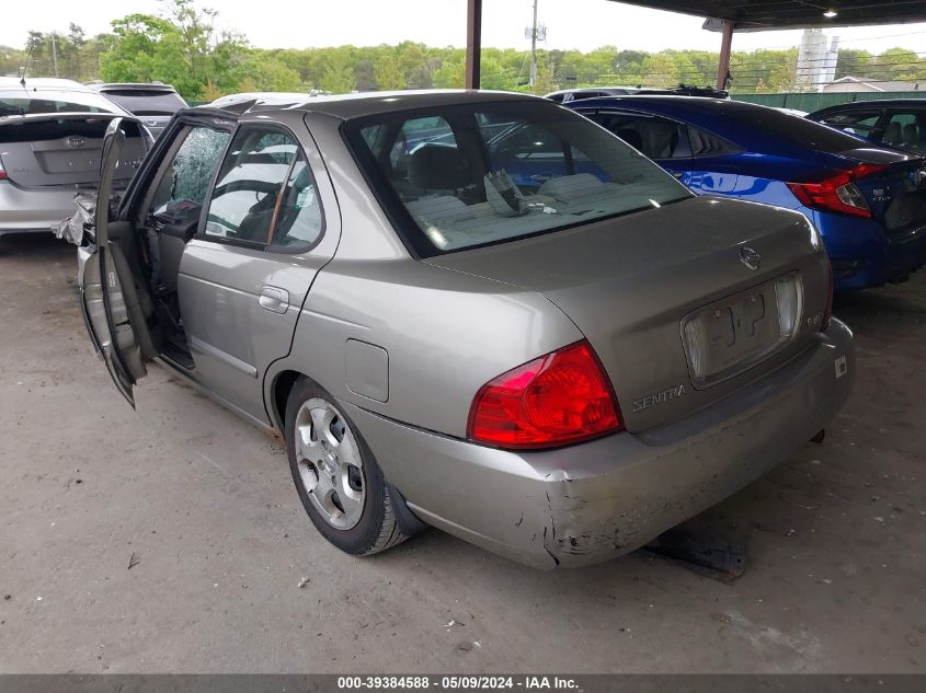 2006 Nissan Sentra 1.8S VIN: 3N1CB51D06L557981 Lot: 39384588