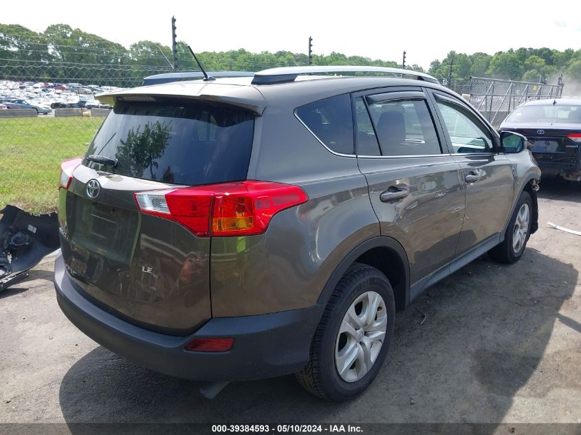 2015 Toyota Rav4 Le VIN: 2T3ZFREV9FW168352 Lot: 39384593