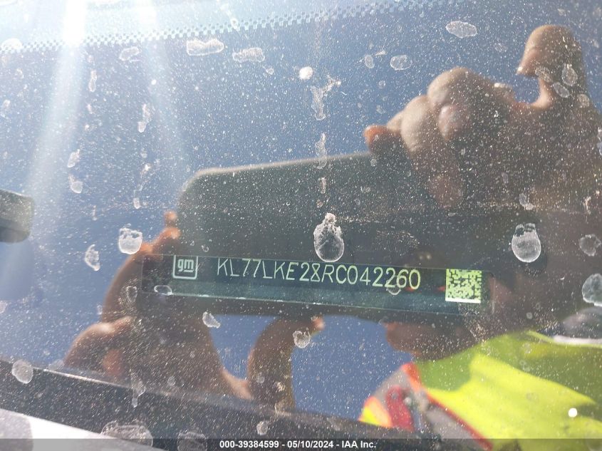 2024 Chevrolet Trax Fwd Activ VIN: KL77LKE28RC042260 Lot: 39384599