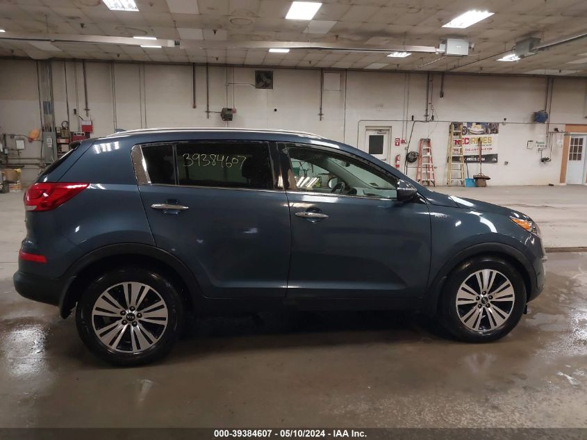 2014 Kia Sportage Ex VIN: KNDPCCAC6E7607230 Lot: 39384607