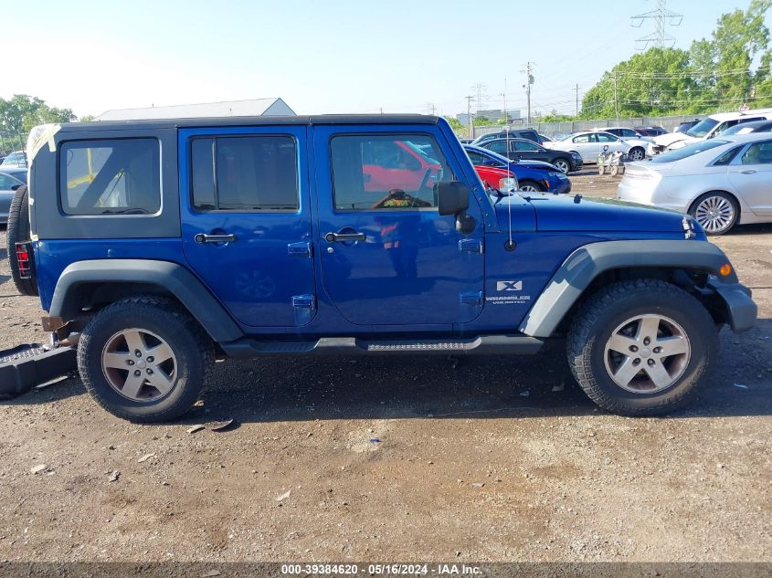 2009 Jeep Wrangler Unlimited X VIN: 1J4GA39199L718614 Lot: 39384620