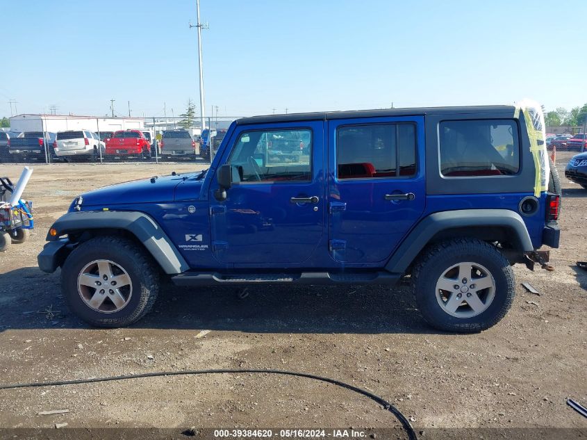 2009 Jeep Wrangler Unlimited X VIN: 1J4GA39199L718614 Lot: 39384620