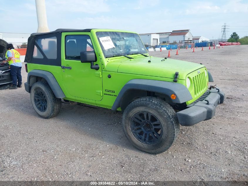 2012 Jeep Wrangler Sport VIN: 1C4AJWAG1CL236952 Lot: 39384622