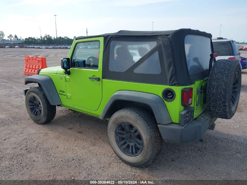 2012 Jeep Wrangler Sport VIN: 1C4AJWAG1CL236952 Lot: 39384622