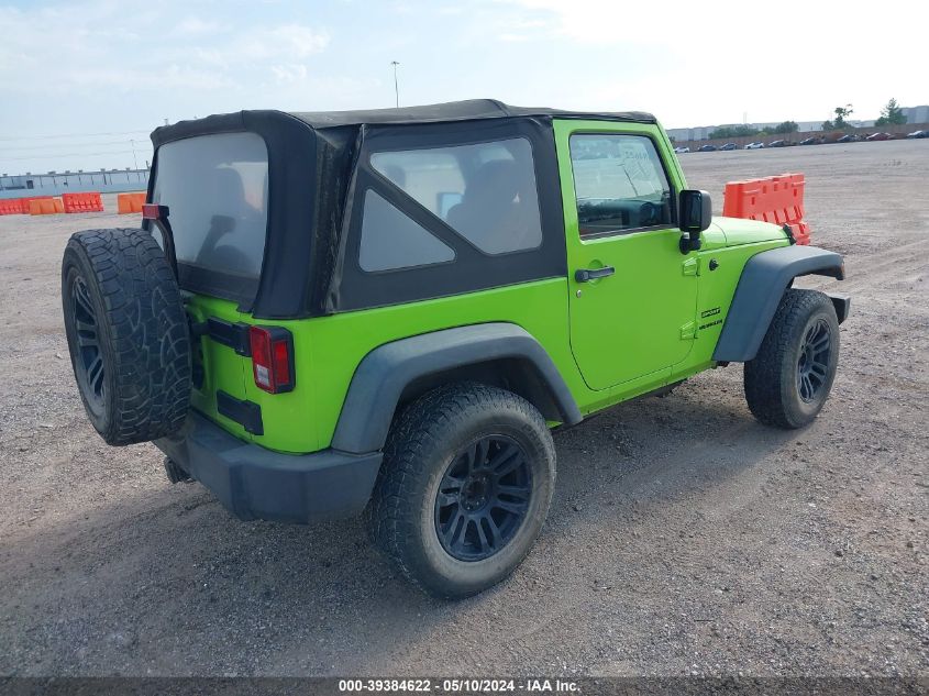 2012 Jeep Wrangler Sport VIN: 1C4AJWAG1CL236952 Lot: 39384622