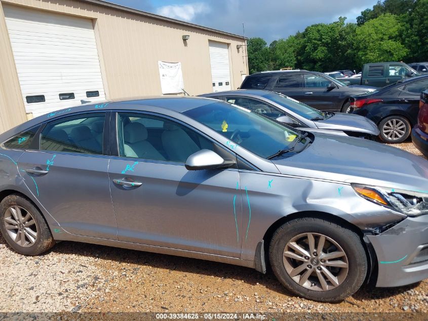 2016 Hyundai Sonata Se VIN: 5NPE24AF1GH321777 Lot: 39384625