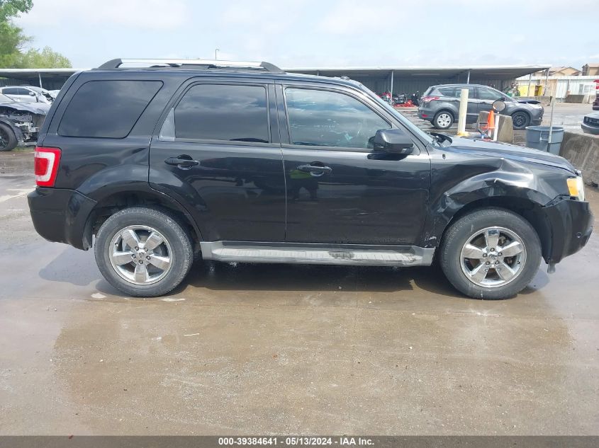 2011 Ford Escape Limited VIN: 1FMCU0E75BKA07391 Lot: 39384641