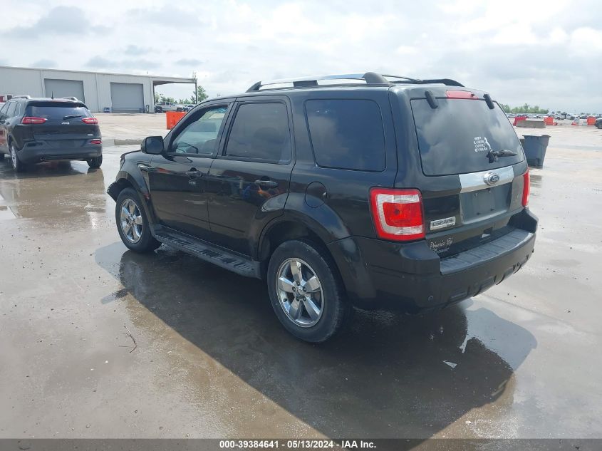 2011 Ford Escape Limited VIN: 1FMCU0E75BKA07391 Lot: 39384641