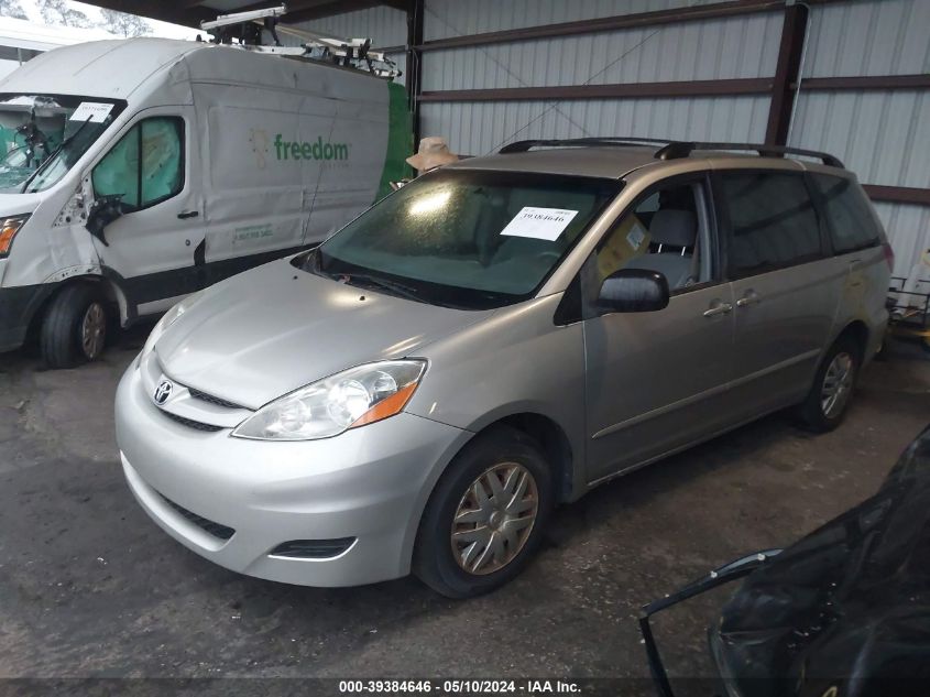 2008 Toyota Sienna Ce VIN: 5TDZK23C48S195466 Lot: 39384646