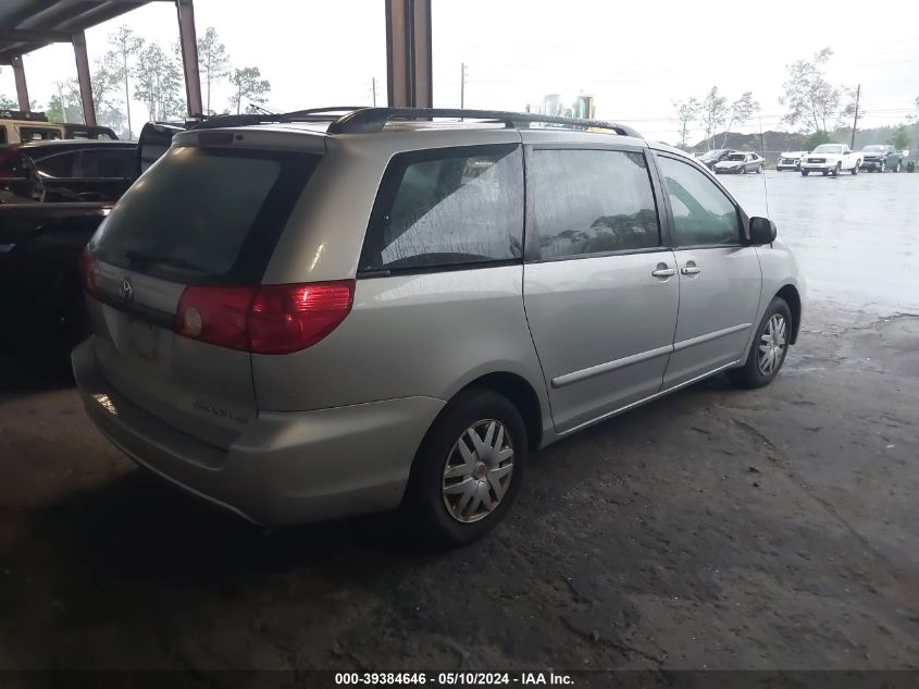 2008 Toyota Sienna Ce VIN: 5TDZK23C48S195466 Lot: 39384646