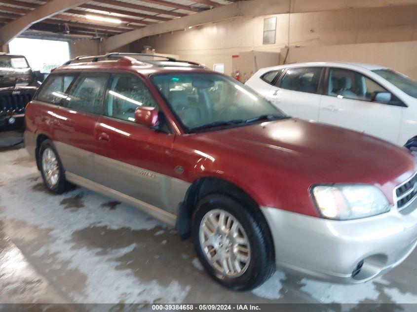 2002 Subaru Outback H6-3.0 L.l. Bean Edition VIN: 4S3BH806127622993 Lot: 39384658