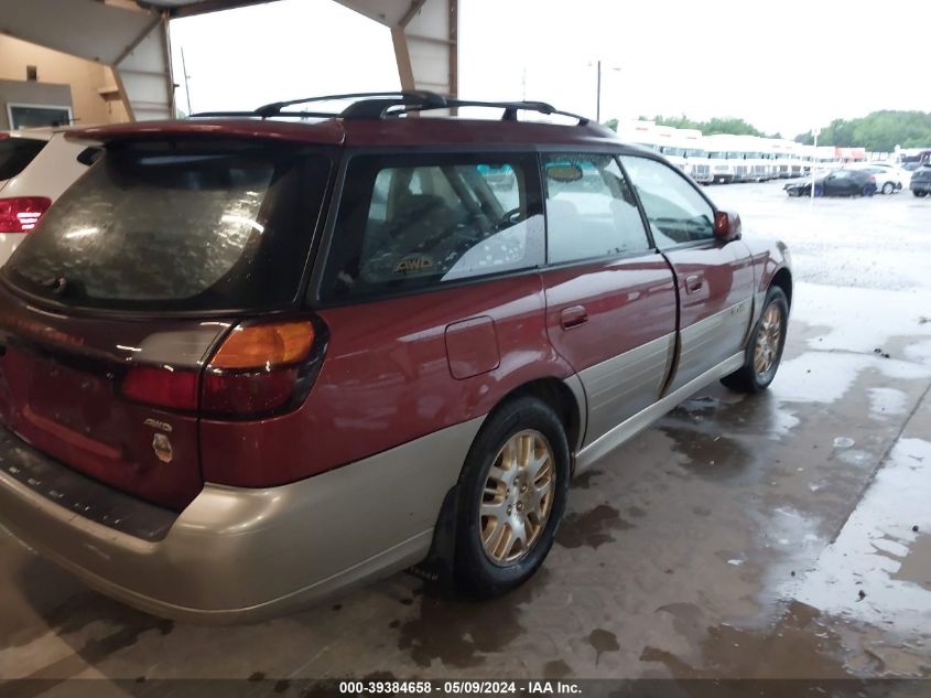 2002 Subaru Outback H6-3.0 L.l. Bean Edition VIN: 4S3BH806127622993 Lot: 39384658