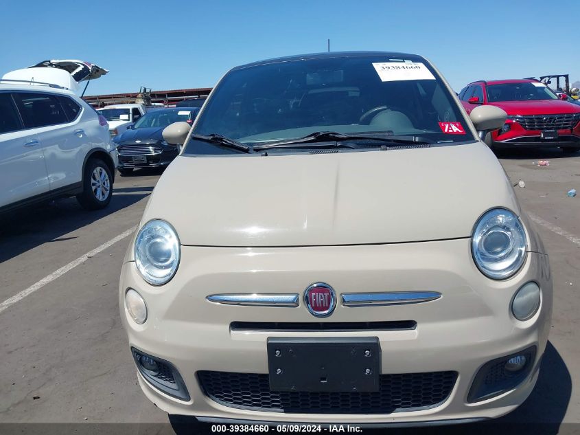 2012 Fiat 500 Sport VIN: 3C3CFFBR3CT200392 Lot: 39384660