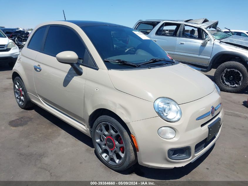 2012 Fiat 500 Sport VIN: 3C3CFFBR3CT200392 Lot: 39384660