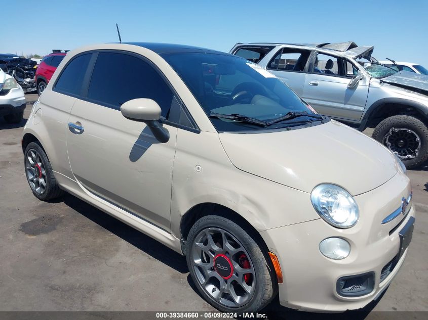 2012 Fiat 500 Sport VIN: 3C3CFFBR3CT200392 Lot: 39384660