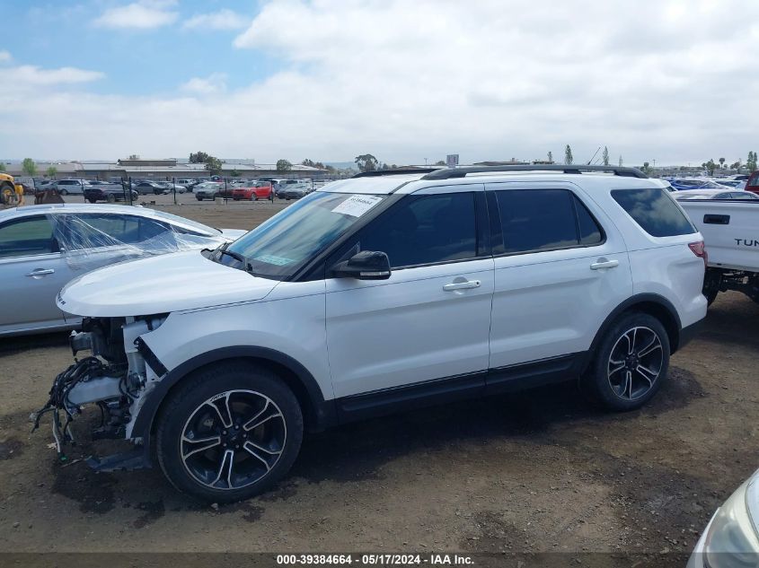2015 Ford Explorer Sport VIN: 1FM5K8GT4FGA32797 Lot: 39384664